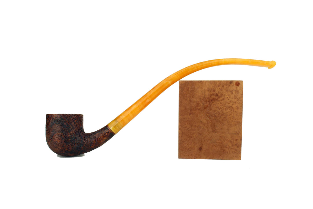 C131XL | BriarWorks Classic Churchwarden Bent Pot Pipe