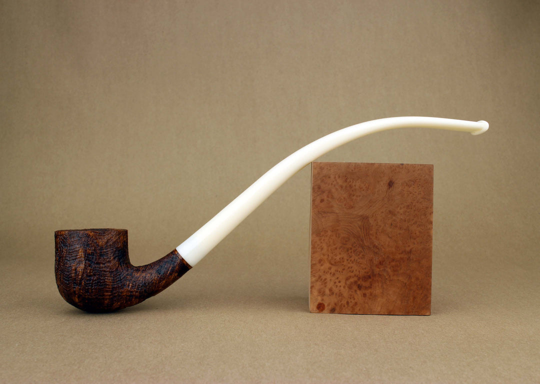 C131XL | BriarWorks Classic Churchwarden Bent Pot Pipe