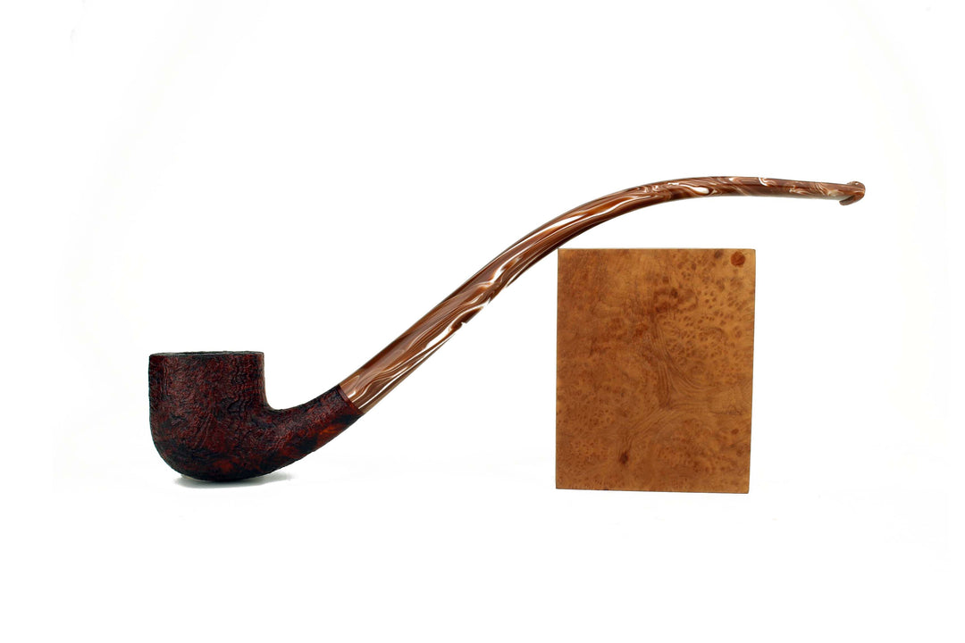 C131XL | BriarWorks Classic Churchwarden Bent Pot Pipe