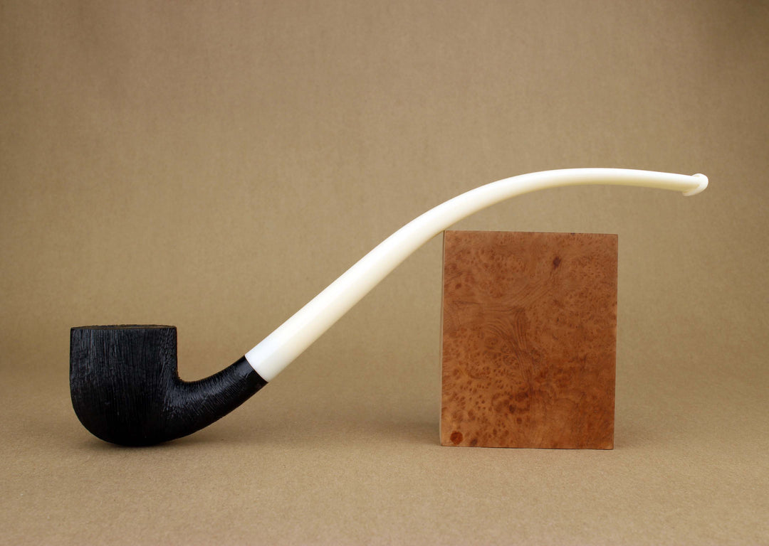 C131XL | BriarWorks Classic Churchwarden Bent Pot Pipe