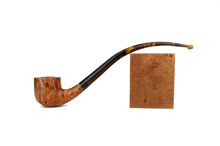 C131XL | BriarWorks Classic Churchwarden Bent Pot Pipe