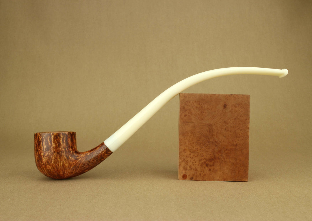 C131XL | BriarWorks Classic Churchwarden Bent Pot Pipe