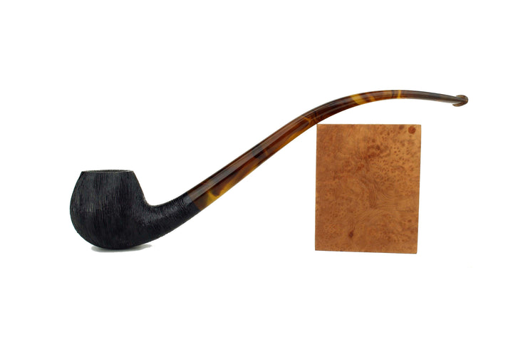 C91XL | BriarWorks Classic Churchwarden Bent Apple Pipe