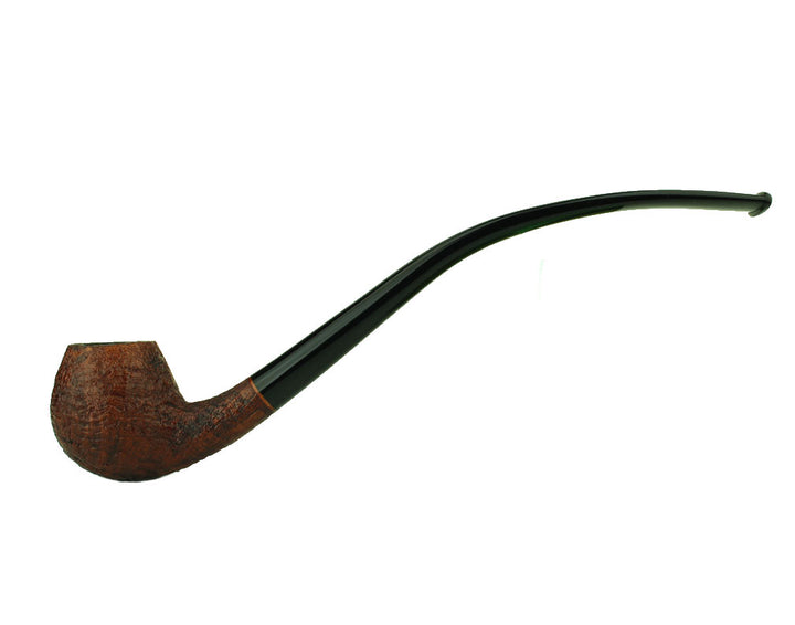 C91XL | BriarWorks Classic Churchwarden Bent Apple Pipe