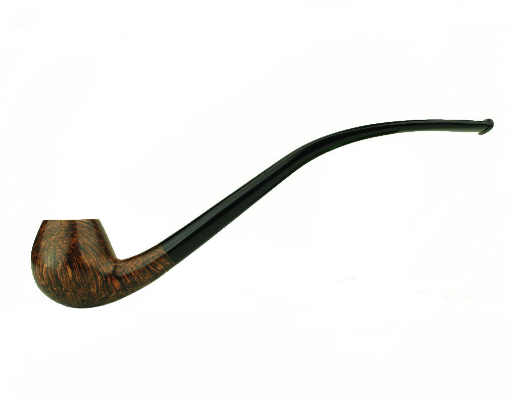 C91XL | BriarWorks Classic Churchwarden Bent Apple Pipe