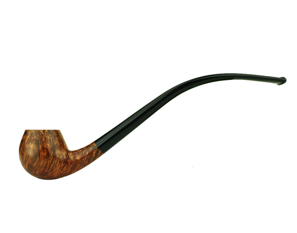 C91XL | BriarWorks Classic Churchwarden Bent Apple Pipe