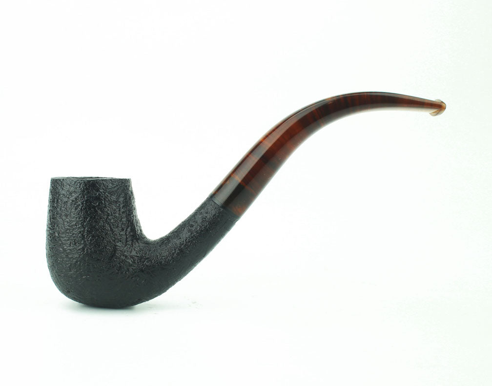 full bent tobacco pipe Chacom Selected Straight Grain Merchant Service Sandblasted "Full Bent"